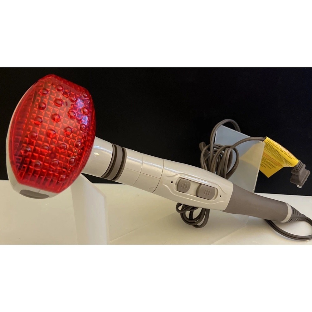HOMEDICS Handheld Full Body Massager Vibrator HHP-230 W/Infrared & Thermal Heat‎